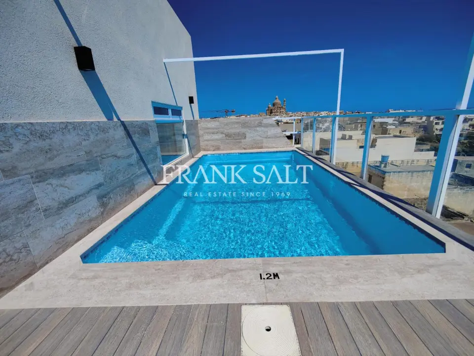 Xewkija, Furnished Penthouse