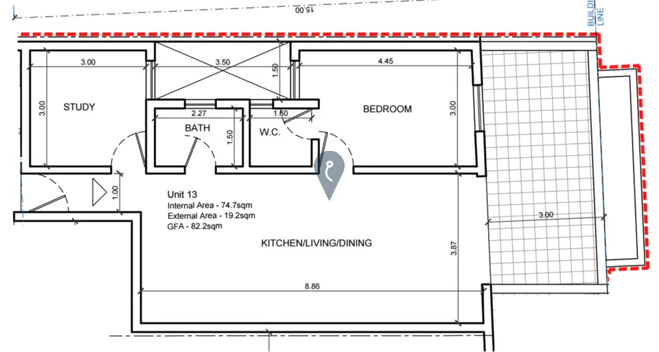 2 bedroom Penthouse for sale in Balzan
