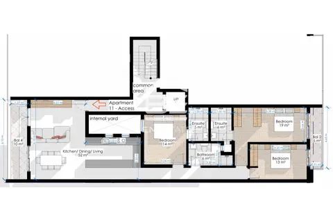 3 Bedroom Apartment For Sale in Zabbar