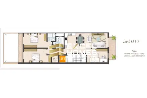 3 Bedroom Apartment For Sale in Mosta