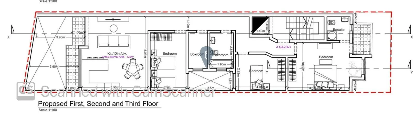3 bedroom Apartment for sale in Ghadira