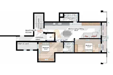 2 Bedroom Apartment For Sale in Zabbar