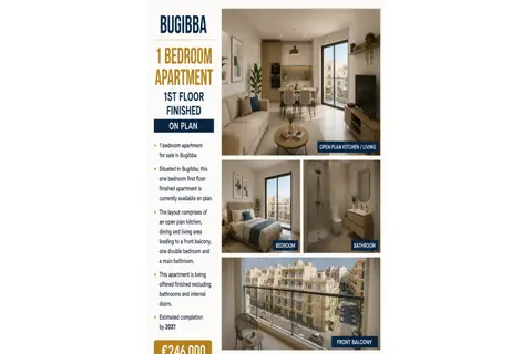1 Bedroom Apartment For Sale in Bugibba