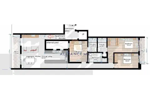 3 Bedroom Apartment For Sale in Zabbar