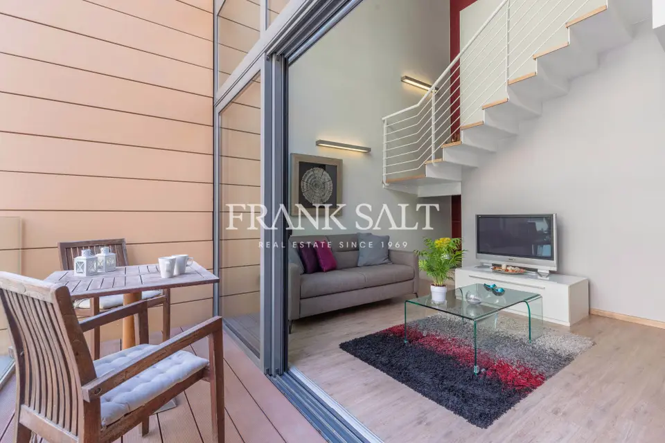 Portomaso, Furnished Duplex Apartment