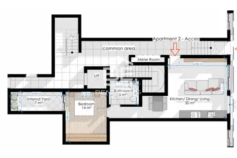 1 Bedroom Apartment For Sale in Zabbar
