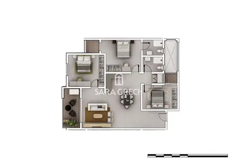 3 Bedroom Apartment For Sale in Mellieha