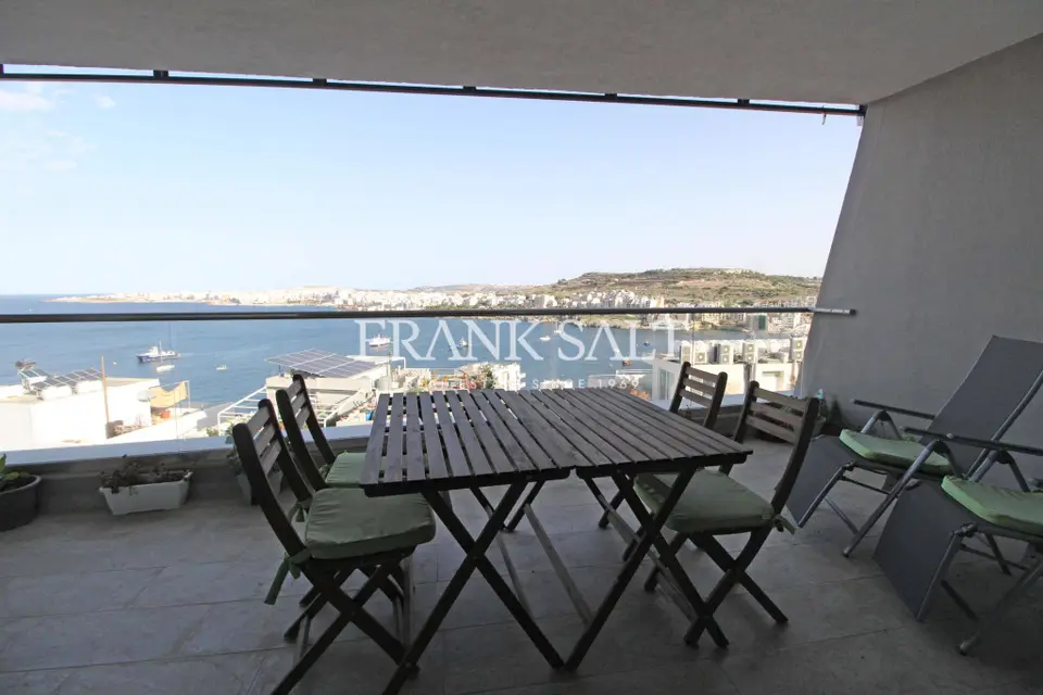 Xemxija, Furnished Apartment