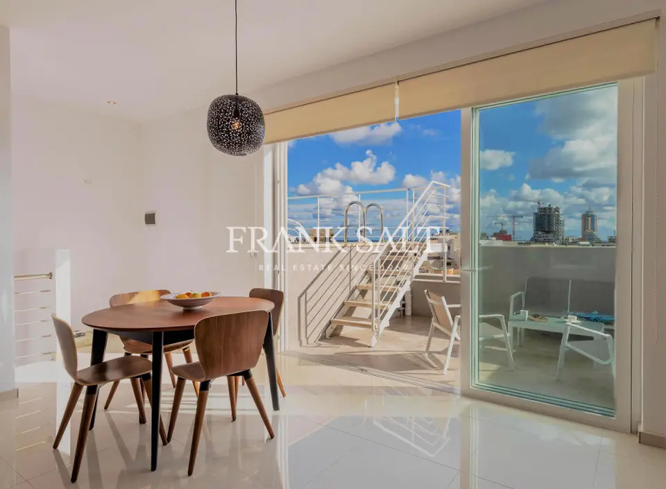 Swieqi, Furnished Duplex Penthouse