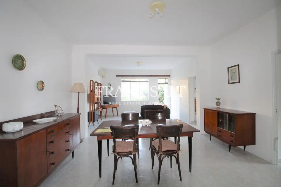 Gzira, Furnished Elevated Ground Floor Apartment