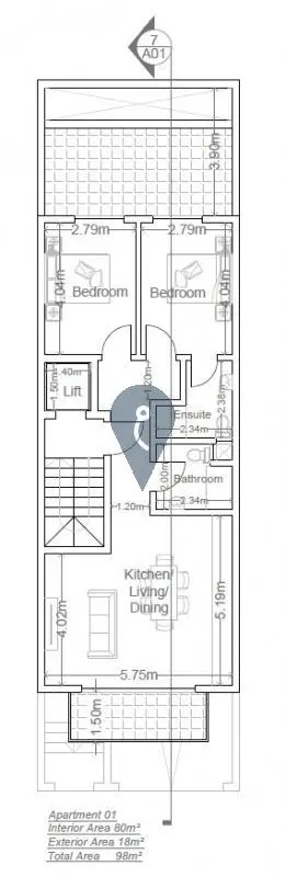 2 bedroom Apartment for sale in Qrendi