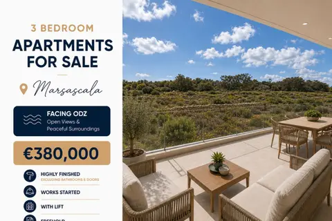 3 Bedroom Apartment For Sale in Marsascala