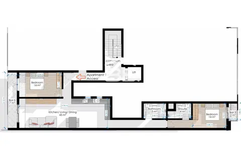 2 Bedroom Apartment For Sale in Zabbar