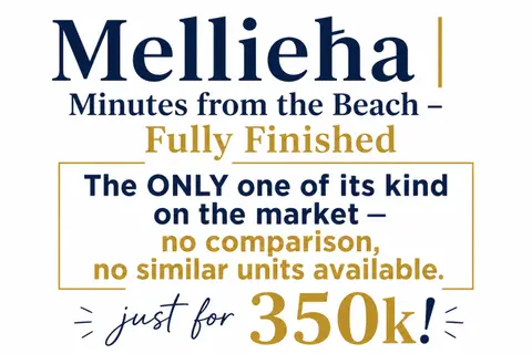 3 Bedroom Apartment For Sale in Mellieha