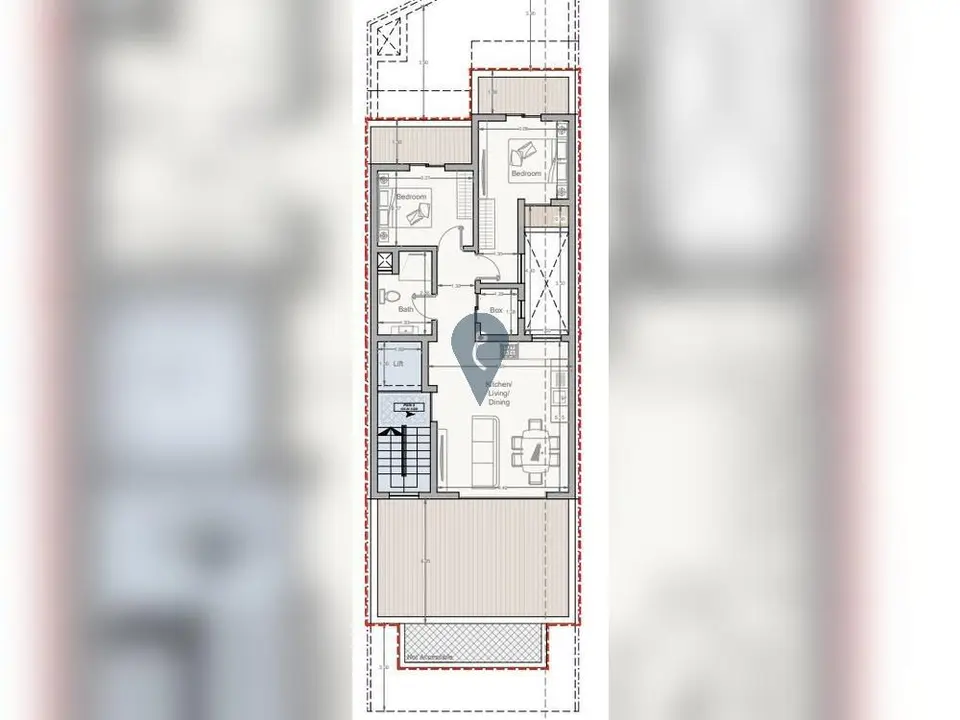 2 bedroom Penthouse for sale in Balzan