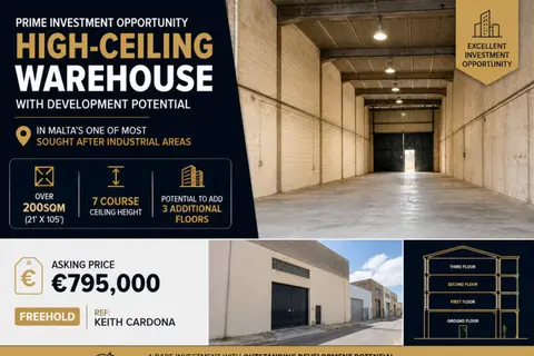 Warehouse For Sale in Qormi
