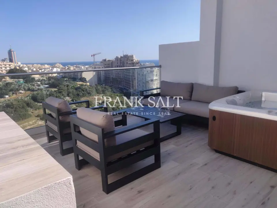 St Julians, Furnished Penthouse