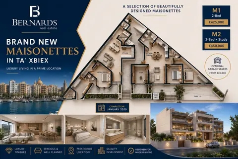 2 Bedroom Penthouse For Sale in Ta' Xbiex