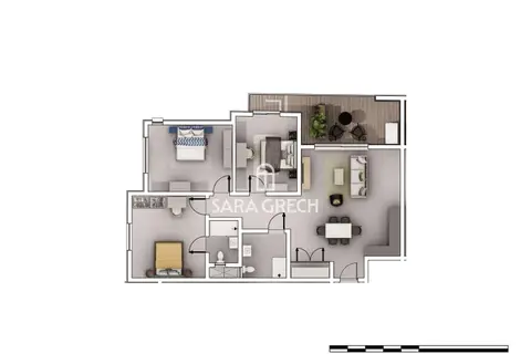 3 Bedroom Apartment For Sale in Mellieha