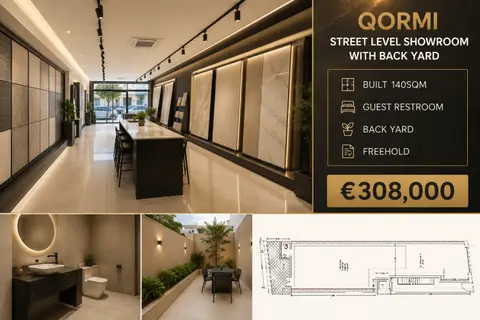 Showroom For Sale in Qormi