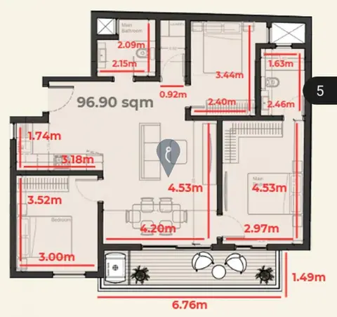2 bedroom Apartment for sale in Mosta