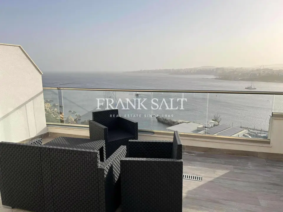 Xemxija, Furnished Penthouse