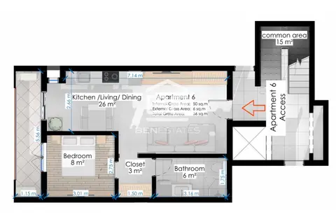 1 Bedroom Apartment For Sale in Zabbar