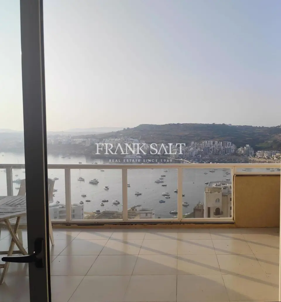 Xemxija, Furnished Penthouse