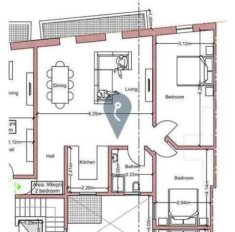 2 Bedroom Apartment For Sale in Gozo - Marsalforn