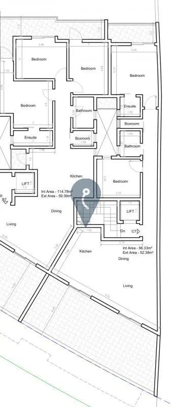 2 bedroom Penthouse for sale in Swieqi