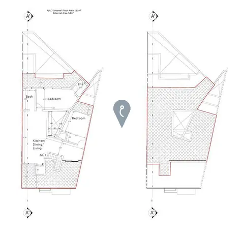 2 bedroom Penthouse for sale in Hamrun
