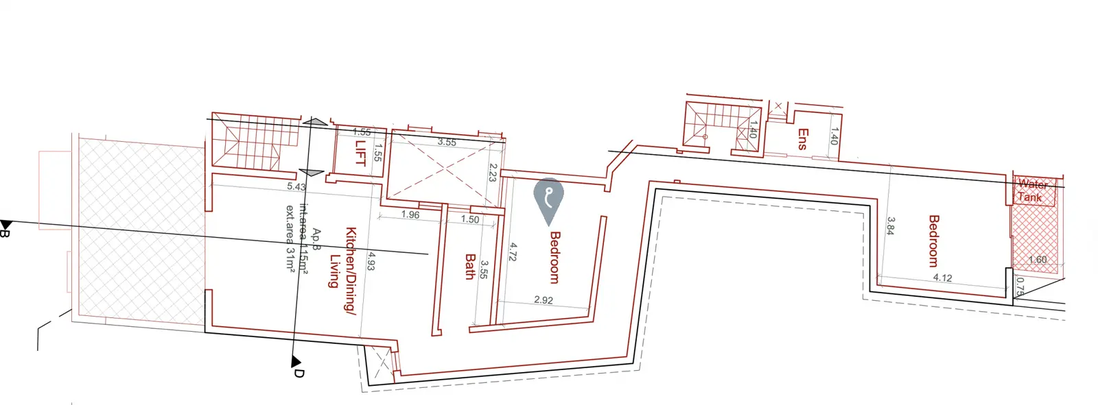 2 bedroom Penthouse for sale in Birkirkara