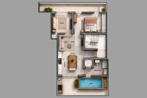 2 Bedroom Penthouse For Sale in St Paul's Bay