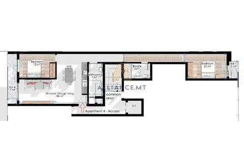 2 Bedroom Apartment For Sale in Zabbar