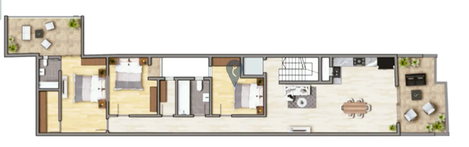 3 bedroom Penthouse for sale in Zebbug