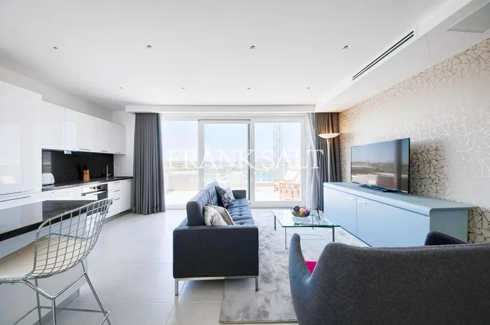 Sliema, Furnished Duplex Penthouse