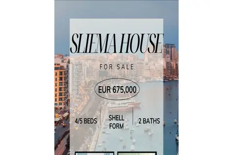 4 Bedroom House For Sale in Sliema
